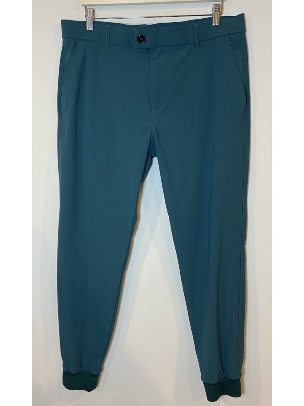 Greyson Montauk Performance Jogger Pants Athletic Teal Green Size 36